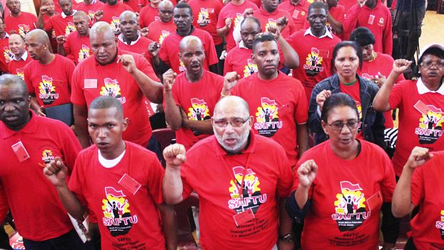 Die linke «South Africa Federation of Trade Unions» (SAFTU)